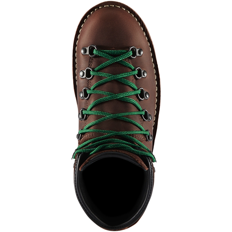Brown Women's Danner Mountain Pass Combat Boots | 45631-ORWK