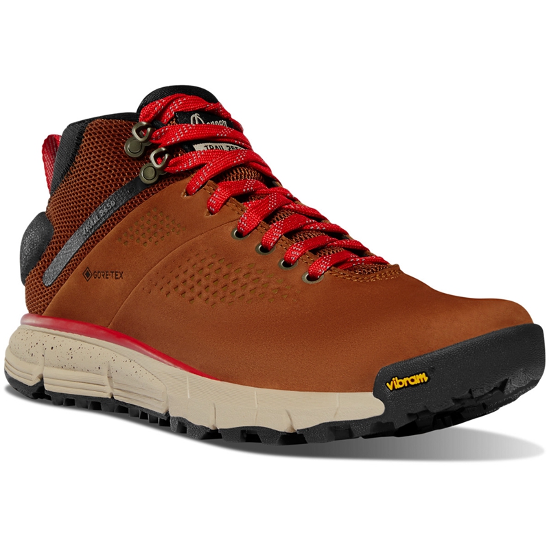 Brown Women's Danner Trail 2650 Mid GTX Hiking Boots | 12568-JXES