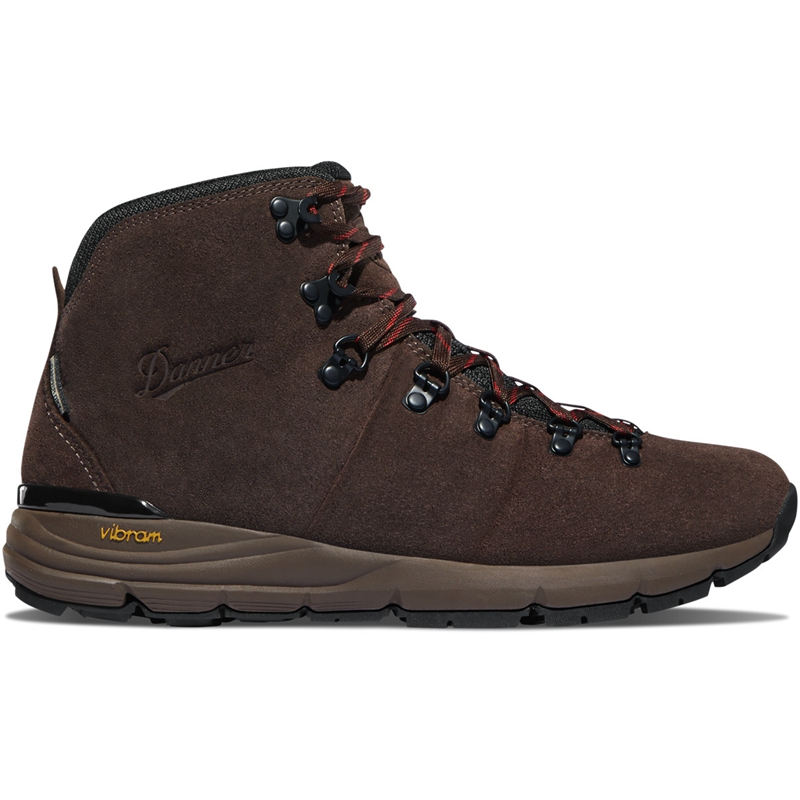 Chocolate Men\'s Danner Mountain 600 Hiking Boots | 90875-EUDA