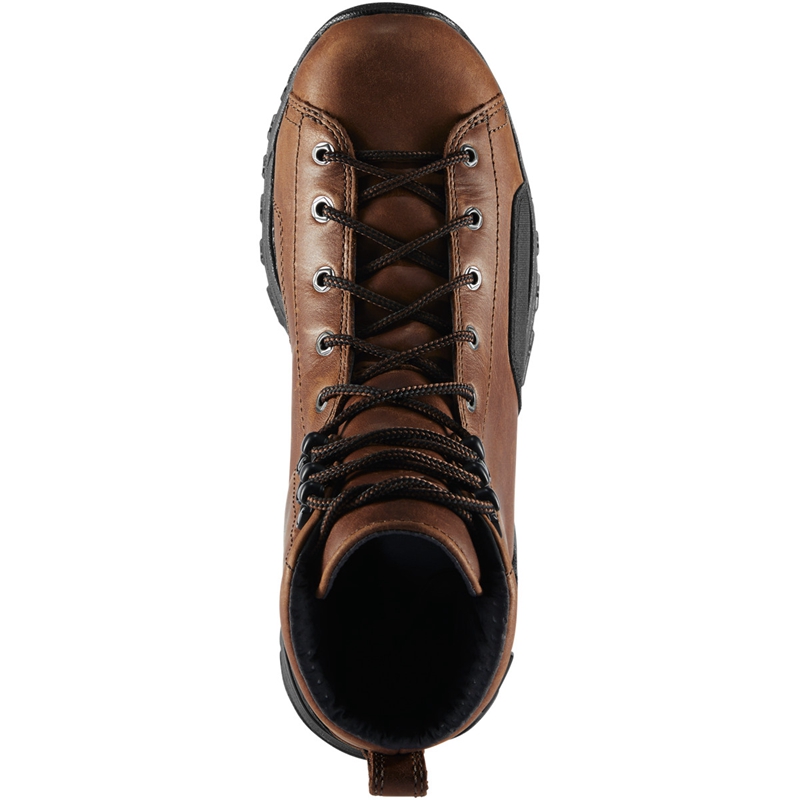 Dark Brown Men's Danner Stronghold Work Boots | 46329-QGFW