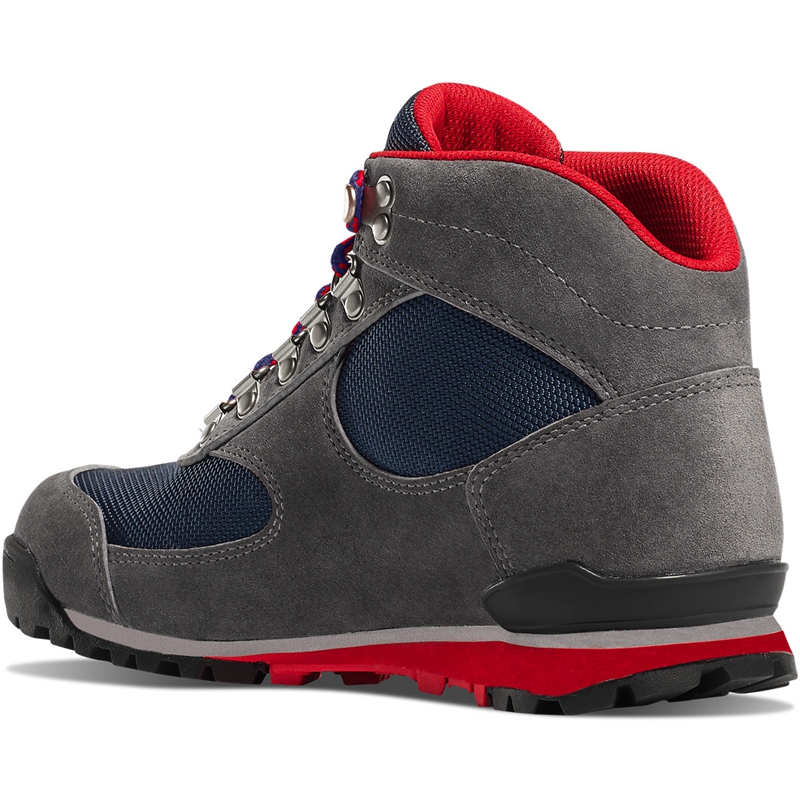 Grey / Blue Women's Danner Jag Hiking Shoes | 89134-IKOZ