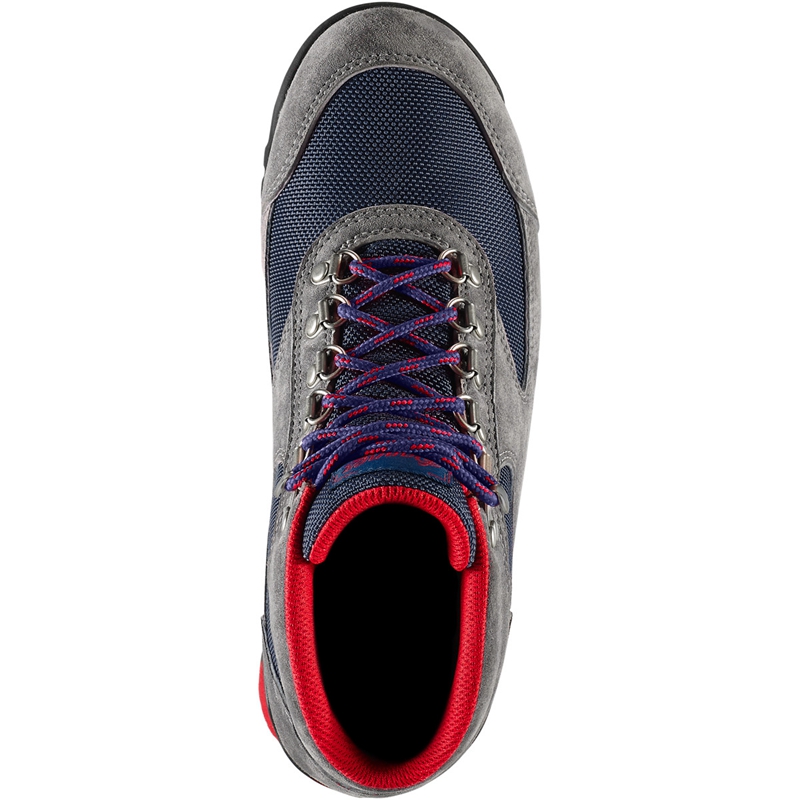 Grey / Blue Women's Danner Jag Hiking Shoes | 89134-IKOZ