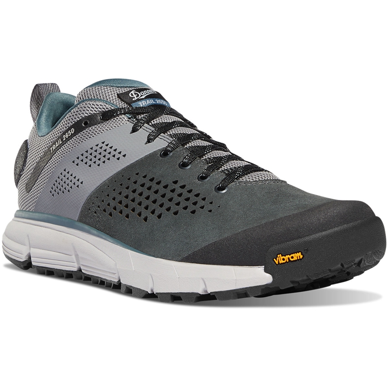 Grey / Blue Women's Danner Trail 2650 Work Shoes | 19738-ANZL