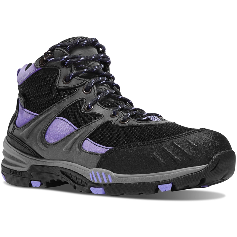 Grey / Lavender Women's Danner Springfield Work Boots | 84267-CSYT