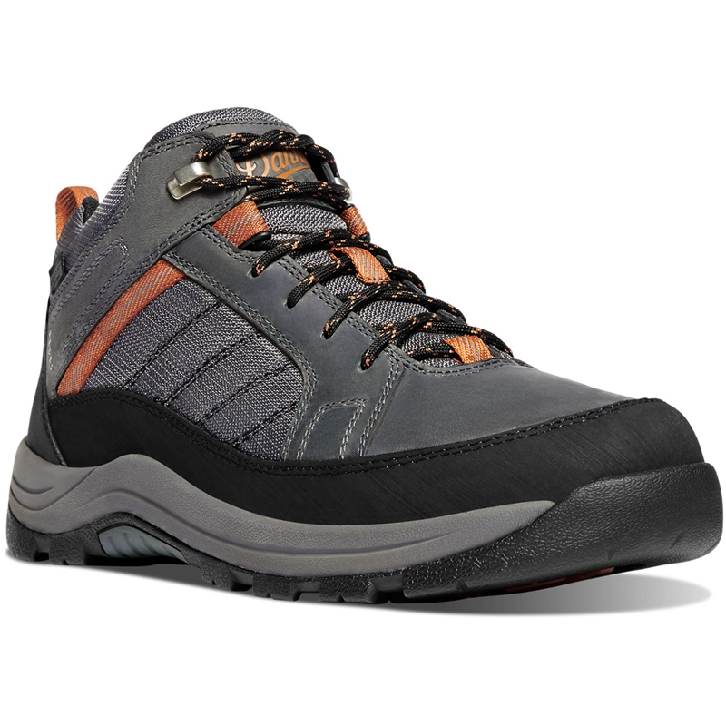 Grey Men's Danner Riverside Work Boots | 47210-TCOM