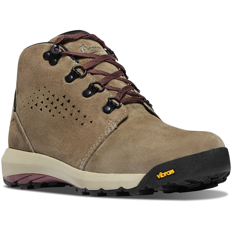 Grey / Purple Women's Danner Inquire Chukka Hunting Boots | 27865-IACD