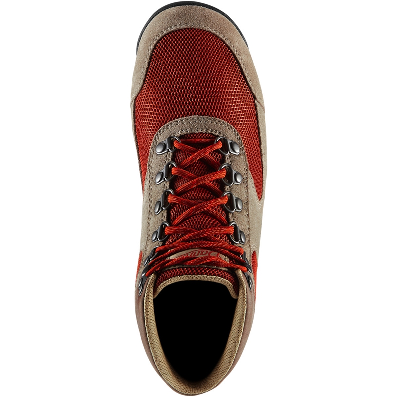 Grey / Red Women's Danner Jag Dry Weather Hunting Boots | 83164-FZBS