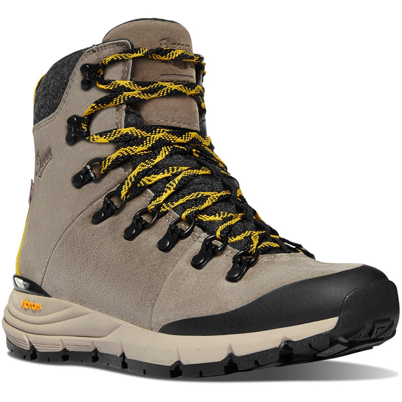 Grey Women's Danner Arctic 600 Side-Zip Hiking Boots | 75301-OFPJ