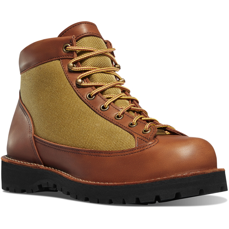 Khaki Men's Danner Danner Light Revival Work Boots | 06531-DJRN