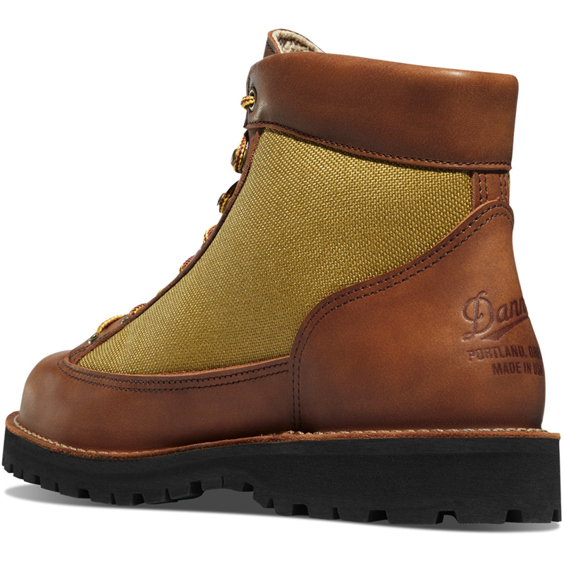 Khaki Men's Danner Danner Light Revival Work Boots | 06531-DJRN