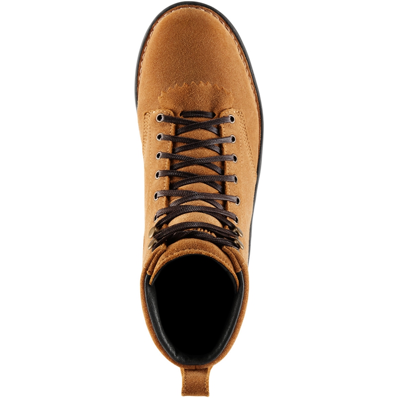Khaki Men's Danner Logger 917 GTX Hunting Boots | 56490-GIEY