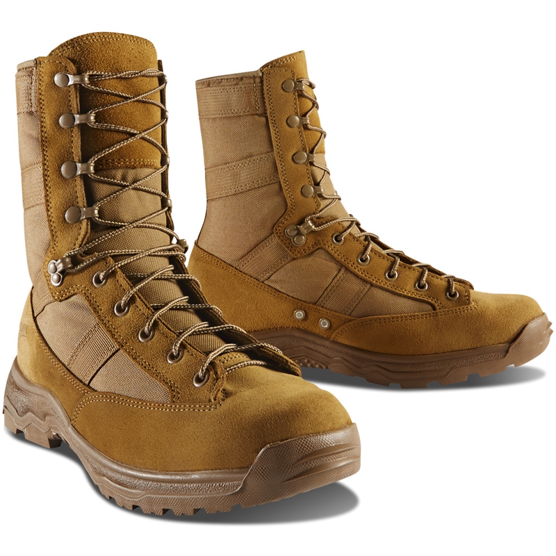 Khaki Men's Danner Reckoning Military Boots | 80629-KCQV