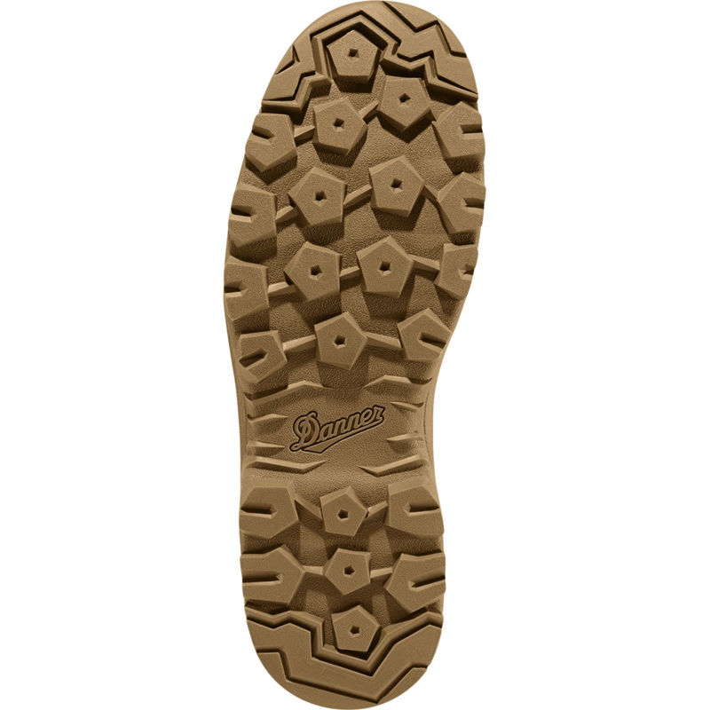 Khaki Men's Danner Tanicus Military Boots | 30815-AHNJ