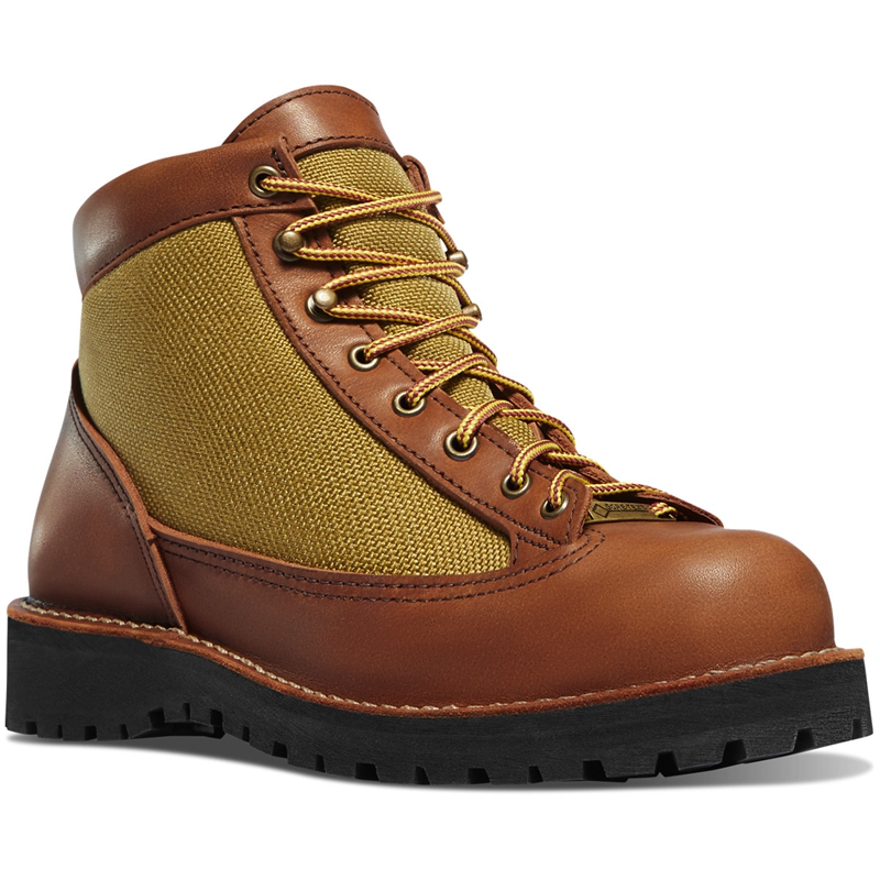 Khaki Women's Danner Danner Light Revival Work Boots | 61379-ZVTK