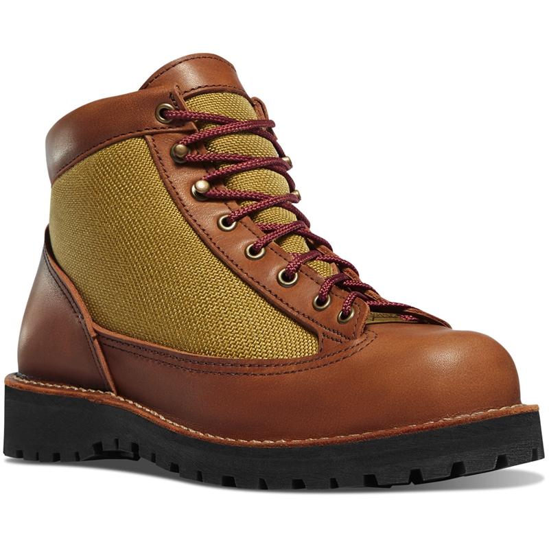 Khaki Women's Danner Danner Light Revival Work Boots | 61379-ZVTK