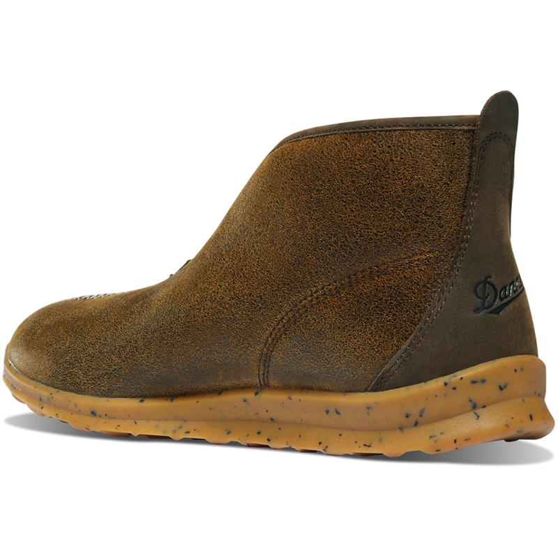 Khaki Women's Danner Forest Moc Chelsea Boots | 87216-HATB