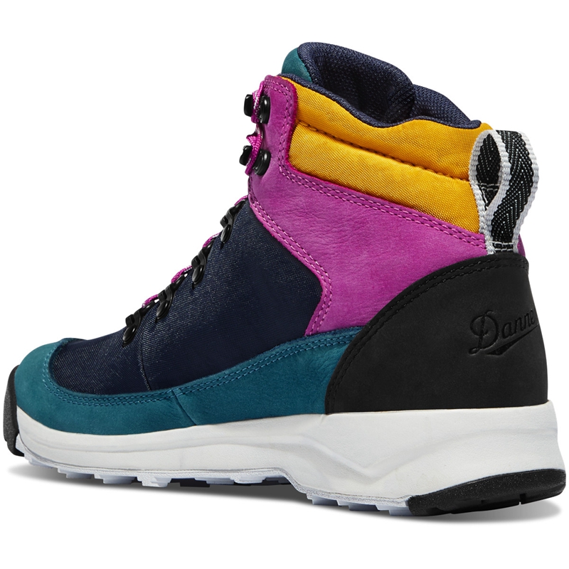 Navy Women's Danner FP Movement Adrika Hiking Shoes | 27958-QAFU