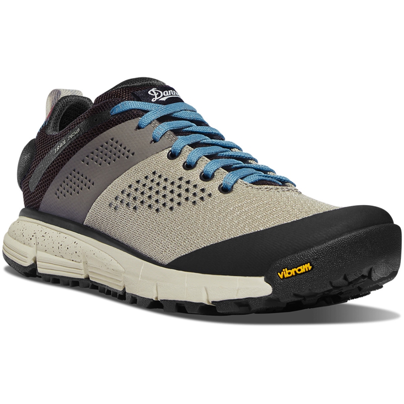 Silver Olive / Blue Men's Danner Trail 2650 Mesh Hiking Shoes | 45126-PZJS
